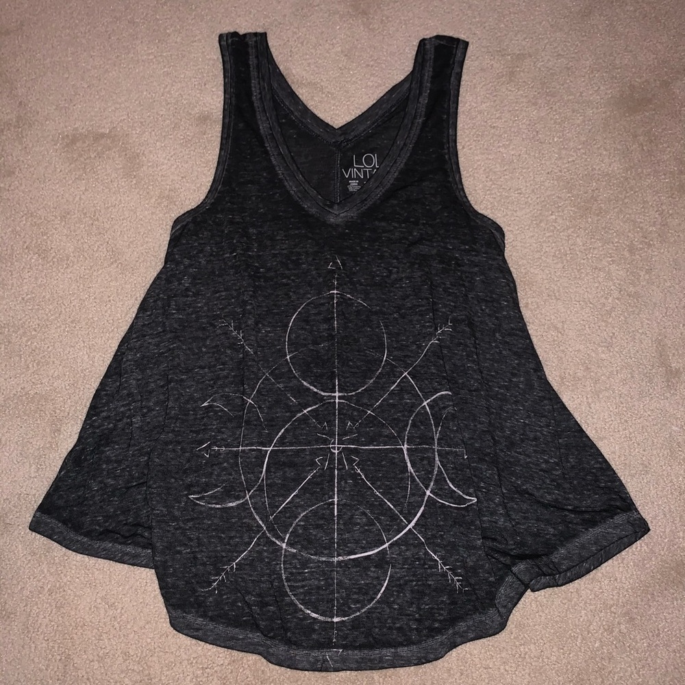 Distressed tank top
